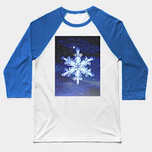 The Light of the Snowflakes - Christmas Baseball T-Shirt